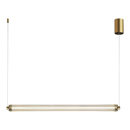 Светильник подвесной ST-Luce Латунь/Прозрачный LED 1*30W 4000K SL6224.313.01 - фото