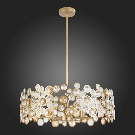 Светильник подвесной ST-Luce Золотистый/Золотистый, Прозрачный E14 5*60W SL1172.203.05 - фото