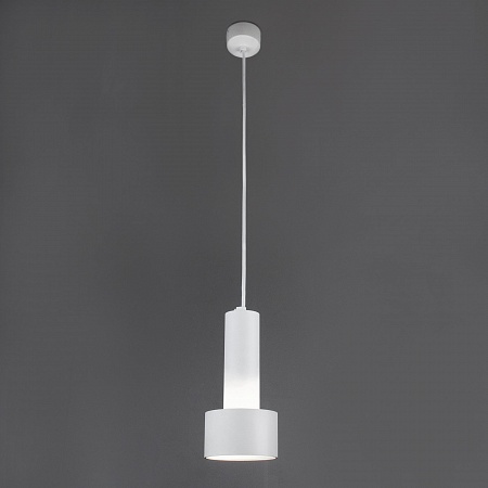Подвесной светодиодный светильник лофт 50134/1 LED белый - фото