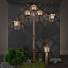 Ландшафтный светильник на столбе Cassiopeya F черное золото IP44 GL 1018F Elektrostandard - фото