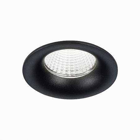 Св-к встр. Черный LED 1*10W 4000K 900Lm Ra>90 38° IP20 D85xH75 170-240V ST703.448.10 - фото