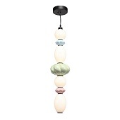 Светильник подвесной ST-Luce черный/зеленый, розовый, синий, опаловый LED 1*32W 3000K SL6134.453.01