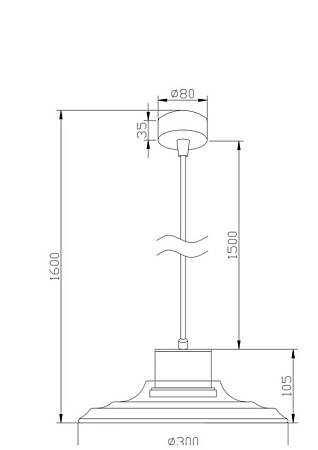 Подвесной светильник Technical Remous P066PL-L9W4K - фото