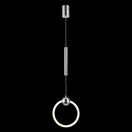 Подвес ST-Luce Хром/Белый,Хром LED 1*15W 3000K SL1578.103.01 - фото