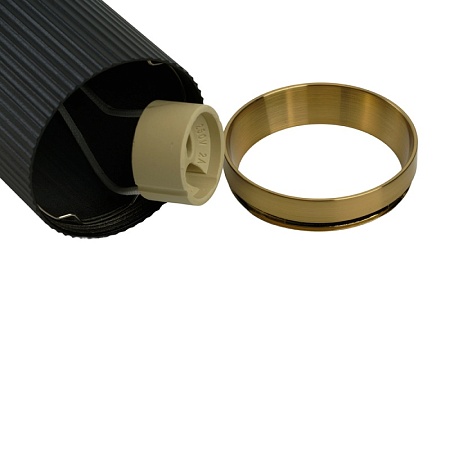 Светильник Feron AL174 трековый однофазный на шинопровод под лампу GU10, черный античное золото - фото