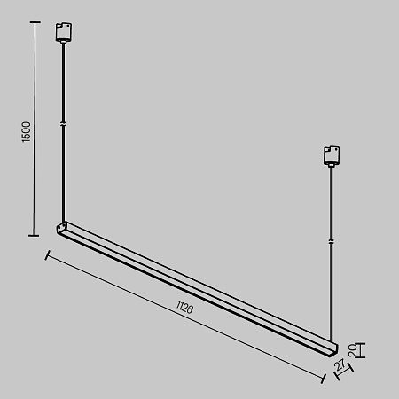 Трековый светильник Technical BASIS TR170-1-52W3K-B - фото