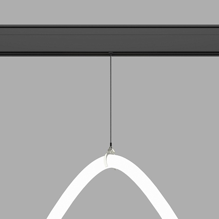 Коннектор для шинопровода черный Full light Slim Magnetic 85102/00 Elektrostandard - фото