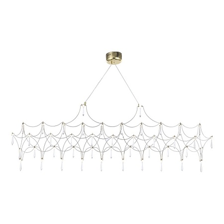 Светильник подвесной ST-Luce Золотистый/Прозрачный LED 1*23W 4000K SL6603.203.23 - фото