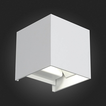 Светильник уличный настенный ST-Luce Белый/Белый LED 2*3W 4000K SL560.501.02 - фото