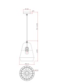 Подвесной светильник Freya FR5335PL-01B2