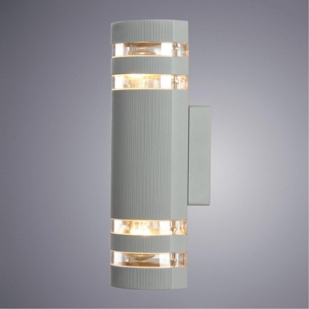Уличный настенный светильник Arte Lamp METRO GREY A8162AL-2GY - фото