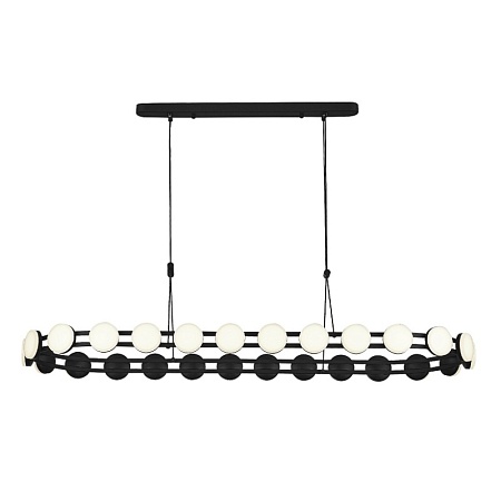 Светильник подвесной ST-Luce черный/белый LED 1*50W 4000K SL6610.403.26 - фото