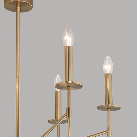 Потолочный светильник Eurosvet 60142/6 латунь - фото