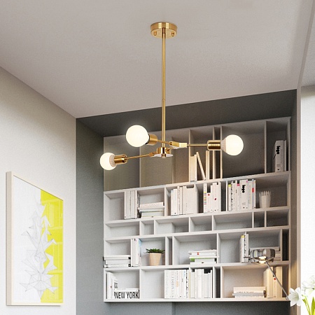 Люстра На Штанге Late D55 Black Imperiumloft 193586-26 - фото