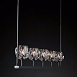 Люстра Boule De Cristal Linear Chandelier 5 Black Imperiumloft 84808-22 - фото