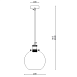 Подвесной Светильник Loft Clear Glass Sphere Cloche Дымчатый Imperiumloft 73694-22 - фото
