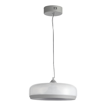 Светильник подвесной ST-Luce Серый/Молочный LED 1*42W 3000K SL6014.503.01 - фото