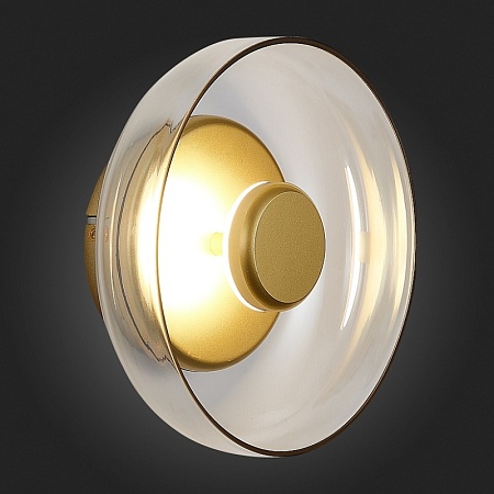 Светильник настенный ST-Luce Золотистый/Янтарный LED 1*7W 4000K SL6002.201.01 - фото