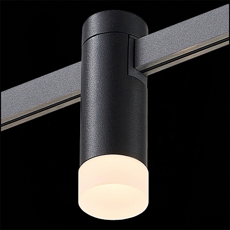 Магнитный трековый светильник FARM Черный LED 1*3W 3000K 91Lm Ra90 120 IP20 D29xH90 24V ST812.406.03 - фото