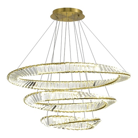 Светильник подвесной ST-Luce Латунь/Прозрачный LED 1*97W 4000K SL6204.301.03 - фото