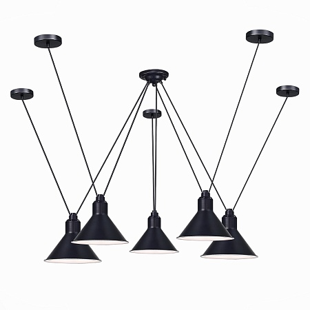 Светильник подвесной ST-Luce Черный/Черный E14 5*60W SL1804.403.05 - фото