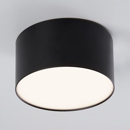 Светильник накладной со светодиодами 10W, 700Lm, черный (4000К), AL200 “Simple matte” - фото