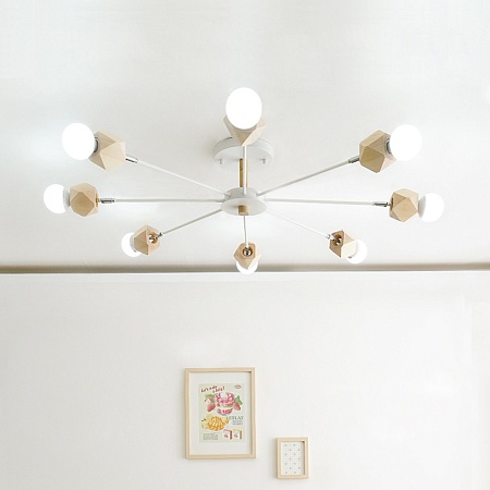 Люстра На Штанге Jx D90 Black Imperiumloft 204242-26 - фото