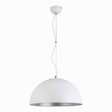 Светильник подвесной ST-Luce Белый/Белый, Серебристый E27 1*60W SL279.503.01 - фото