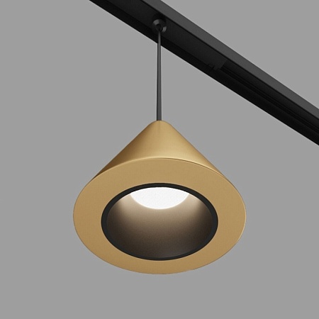 Трековый светильник 5W 4200K Event латунь Slim Magnetic 85039/01 - фото