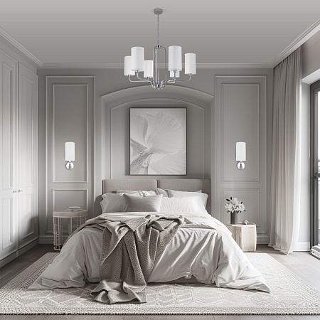 Подвесной светильник Eurosvet 60128/6 хром - фото