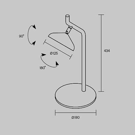 Настольный светильник Maytoni MOD451TL-L8B3K1 - фото
