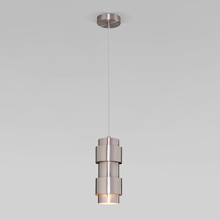 Подвесной акцентный светильник Eurosvet 50235/1 никель - фото
