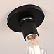 Потолочный Светильник Rh Utilitaire Socket Flushmount Black Imperiumloft 123676-22 - фото
