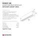 DK8001-BK Линейный светильник SMART LENS 9W DIM 3000K-6000K черный - фото