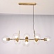 Люстра Staggered Glass Chandelier 8 Imperiumloft 107263-22 - фото