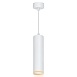 Светильник потолочный Feron ML1708 Barrel LUNA  на подвесе  MR16 35W 230V, белый 55*280 - фото