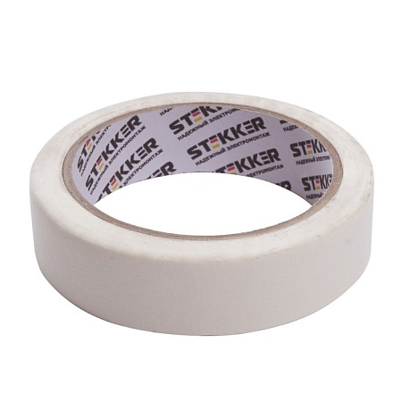 Малярная лента STEKKER INTP7-36-25 36 мм, длина 25 м, на бумажной основе, белый - фото