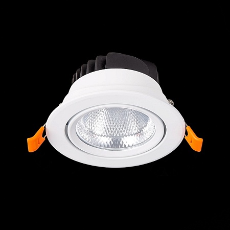 Св-к встр. Белый LED 1*24W 3000K 1 800Lm Ra80 36° IP20 D138xH88 220-240V ST211.538.24.36 - фото