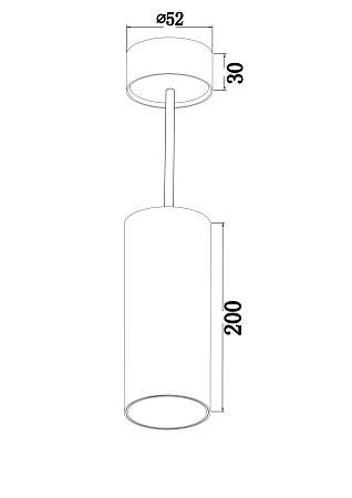 Подвесной светильник Technical FOCUS LED P071PL-L12W4K - фото