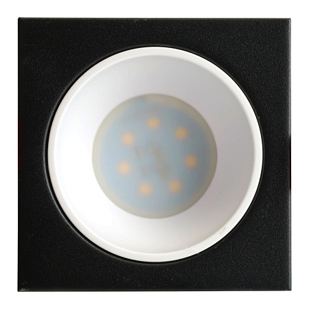 Светильник встраиваемый Feron DL3112 потолочный MR16 G5.3  черный + белый - фото