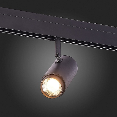 Магнитный трековый светильник ZOOM Черный LED 1*6W 3000K 667Lm Ra>80 10-60° IP20 L137xW ST357.436.06 - фото