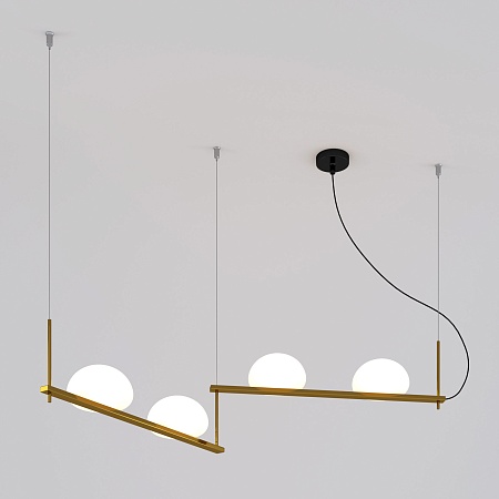 Подвесной светильник Eurosvet 70145/4 латунь - фото