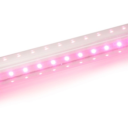 Лампа светодиодная для растений T8 Feron LB-7064 G13 стекло 22W 175 1,2м 265V красно-синий спектр пластик - фото