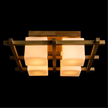 Потолочная люстра Arte Lamp WOODS A8252PL-4BR - фото