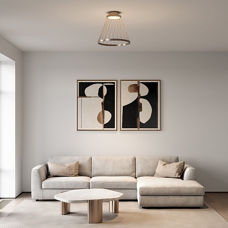 Потолочный светильник Eurosvet 40018/1 LED коричневый - фото