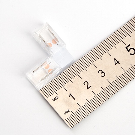 Соединитель угловой 10мм для ленты COB LS530, LD178 - фото