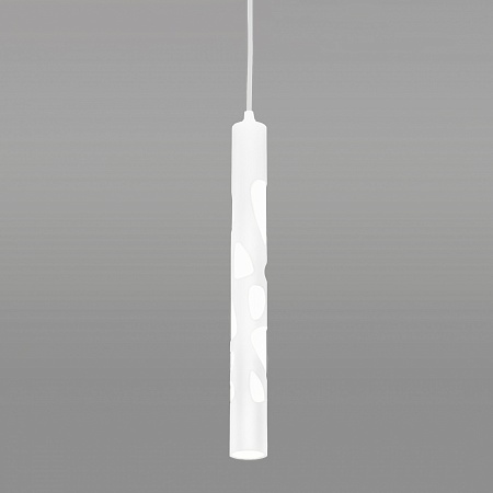 Подвесной светодиодный светильник DLR037 12W 4200K белый матовый - фото