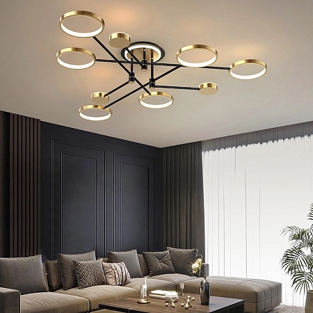 Потолочная Люстра Marsa L8 Black Imperiumloft 203391-26 - фото