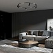 Slim Magnetic Трековый светильник для радиусного шинопровода 8W 4200K Planar чёрный Ø 1200мм 85181/01 - фото