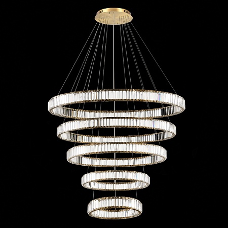 Люстра подвесная ST-Luce Латунь/Прозрачный LED 1*285W 4000K SL1622.313.05 - фото